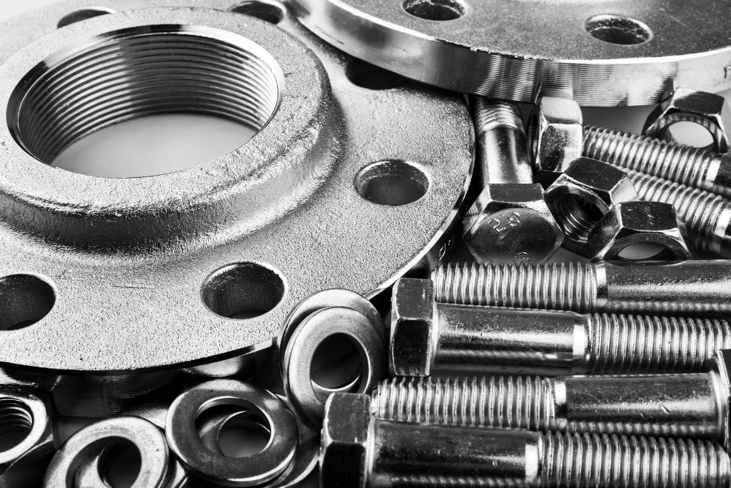 Zestaw kołnierzy stalowych