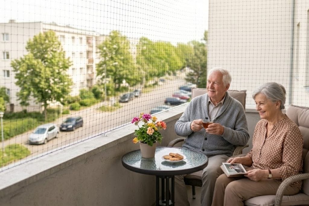 starsze-malzenstwo-na-balkonie Seniorzy na balkonie